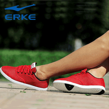 鸿星尔克（ERKE）跑步鞋火星红 （男） 