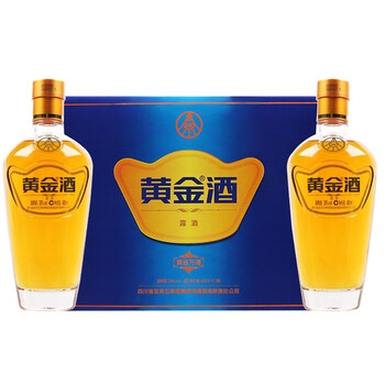 黄金酒(黄金万福酒)39度480ml*2瓶*2多少钱-什么值得买