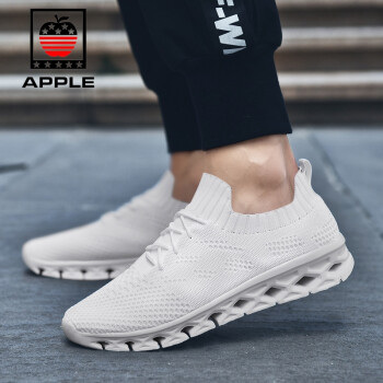 美国苹果（APPLE）跑步鞋白色 44，39，40，41，42，43