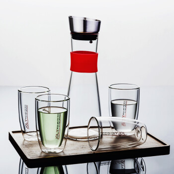 创意双层玻璃杯，喝水的好帮手
