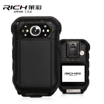 莱彩(Rich)DSJ-R3高清红外夜视4G执法记录仪1080P无线WIFI传输GPS定位现场记录仪 官方标配16G