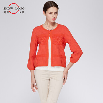 舒朗（SHOW LONG）针织衫七分袖