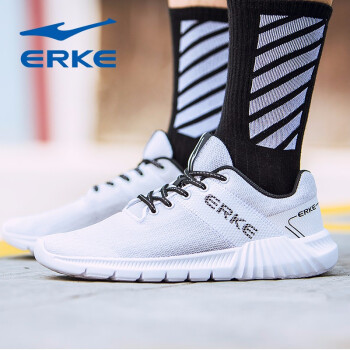鸿星尔克（ERKE）跑步鞋正白（3065） 
