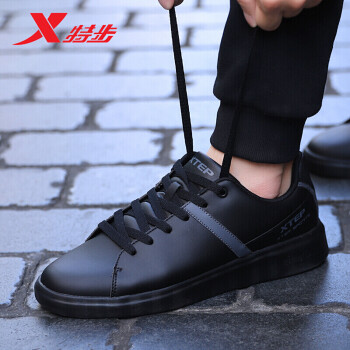 特步（XTEP）板鞋黑-9912 