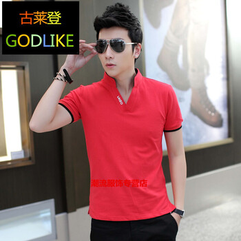 古莱登（GODLIKE） 短袖 男士T恤 红色 XL，L，XXXL，M，XXL