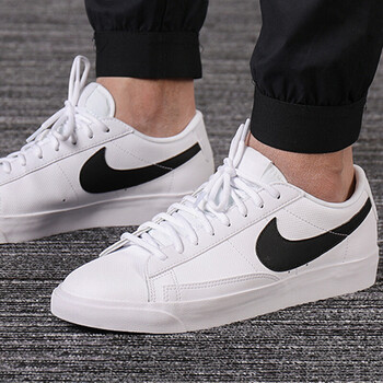 耐克(nike)板鞋白色黑勾 ao2788-101百搭款