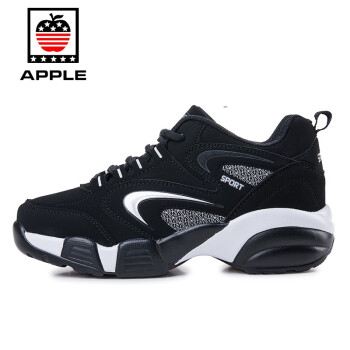 美国苹果（APPLE）跑步鞋黑银皮面A361 35，36，37，45以上，38，39，40