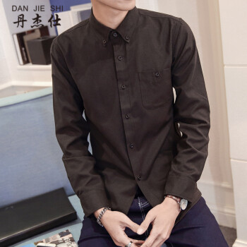 丹杰仕（DAN JIE SHI） 长袖 男士T恤 黑色 XL，L，XXXL，M，XXL