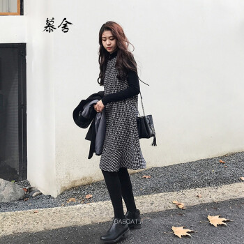 韩版背心裙冬季