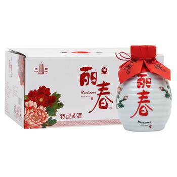 塔牌 绍兴黄酒 锦丽春 十年陈 半干型黄酒 428ml*6瓶 整箱装