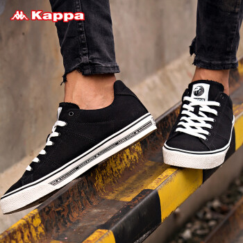 卡帕（Kappa）板鞋男黑色/韩国白-990 35，36，37，38，39，40，41，42，43