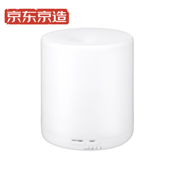 京东京造香薰机 迷你USB 七彩氛围灯 超声波细雾 静音定时