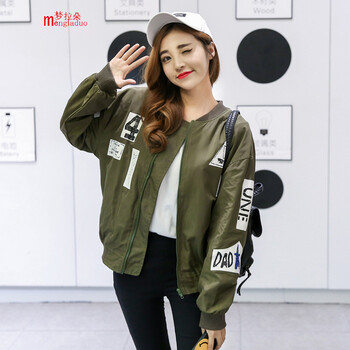 梦拉朵2017春季原宿风BF学院风休闲工装风衣