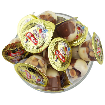 4,喜之郎 开心时间巧克杯 1500g 散装 代可可脂巧克力饼干