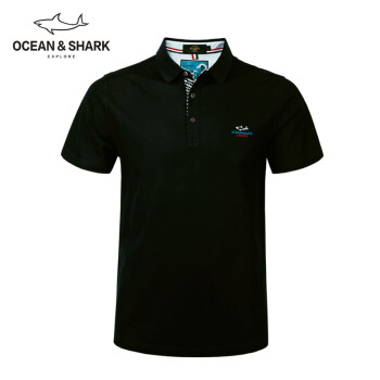 古老鲨鱼（GULAO&SHAYU） 短袖 男士T恤 W9黑色 S，XL，L，XXL，XXXL，M