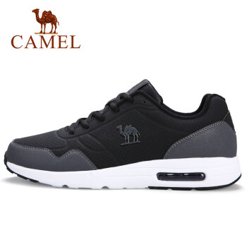 骆驼（CAMEL）跑步鞋黑灰   男款A732318215 38