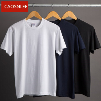 CAOSNLEE 短袖 男士T恤 白色宽松优质版 S，XL，L，XXL，M，XXXL