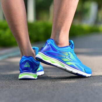 匹克（PEAK）跑步鞋水晶蓝/荧光绿 42