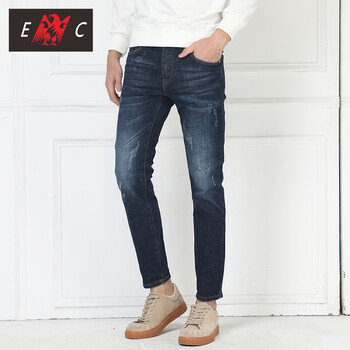 鹰冠 哈伦裤  男士牛仔裤