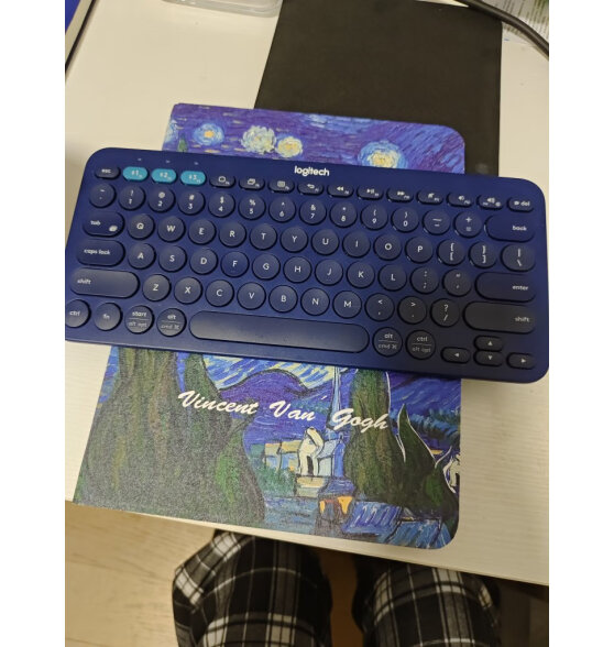 罗技（Logitech）K380 键盘 蓝牙办公键盘 无线键盘 女友 便携超薄键盘 笔记本键盘 芍药白