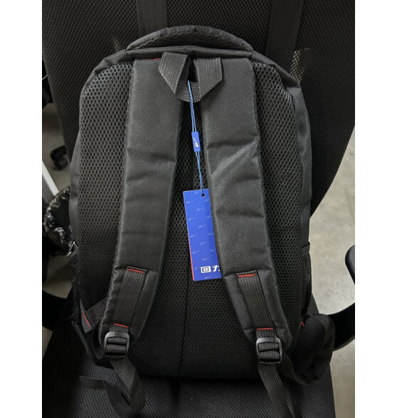 回力双肩包男士商务电脑包大容量旅行背包初中高中学生书包男行李包 时尚黑色