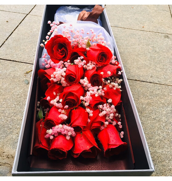 花递鲜花速递红玫瑰花礼盒生日礼物送女朋友同城配送 质量怎么样?