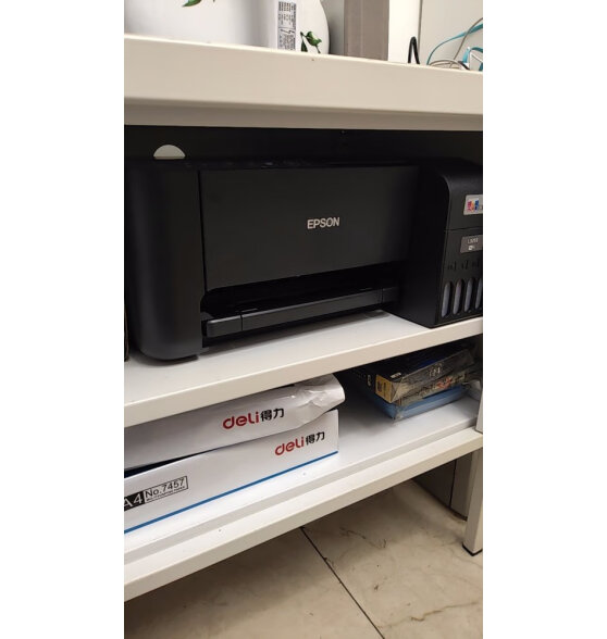 爱普生（EPSON）墨仓式无线家用打印机彩色喷墨照片打印复印扫描办公一体机家庭教育好帮手 L4266 标准版 打印机