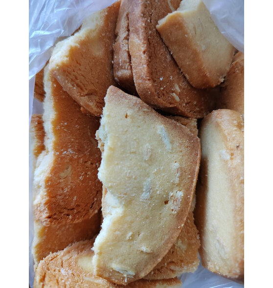 红房子原味白脱块上海特产糕点饼干蛋糕零食西式早餐下午茶购买心得