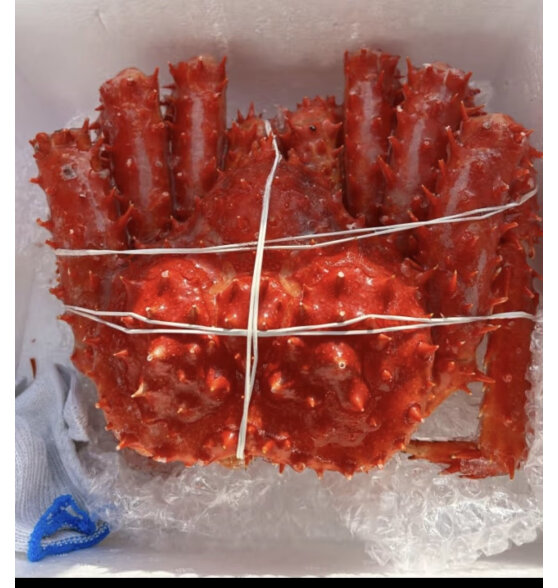 首鲜道智利帝王蟹礼盒鲜活熟冻大螃蟹腿蟹脚蟹类生鲜年货海鲜礼盒 帝王蟹 6.0-6.4斤（全国顺丰发）