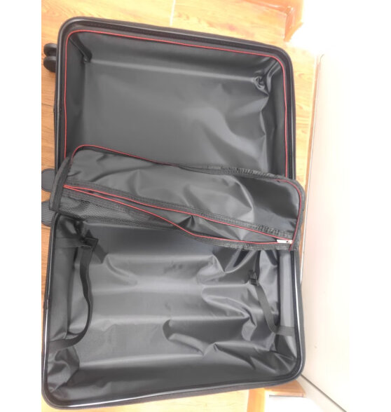 鹃羚学生行李箱拉杆箱可登机旅行箱男女士密码箱万向轮商务大容量皮箱 黑色 22英寸
