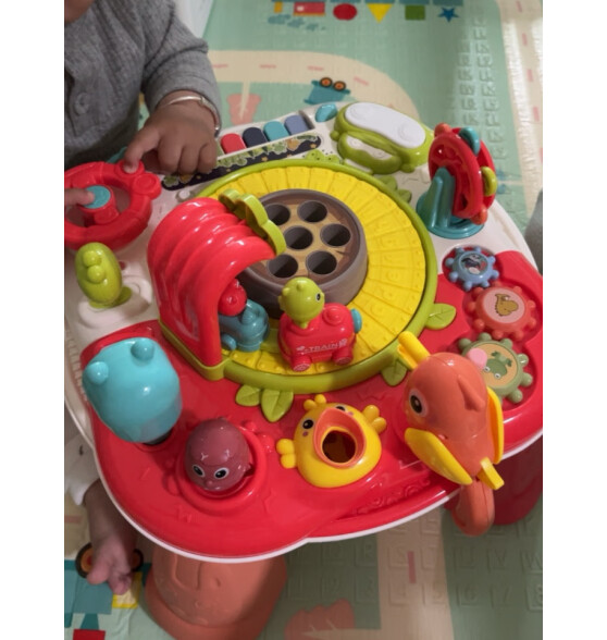 欣格儿童游戏桌婴儿玩具多功能宝宝启蒙音乐学习桌早教积木桌
质量好吗？为什么评价这么好？