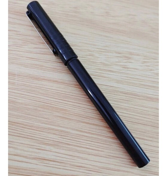 施耐德（Schneider）宝珠笔 签字笔 学生用成人练字办公走珠笔墨水笔 德国进口笔 BK406R金夹-黑杆 186601