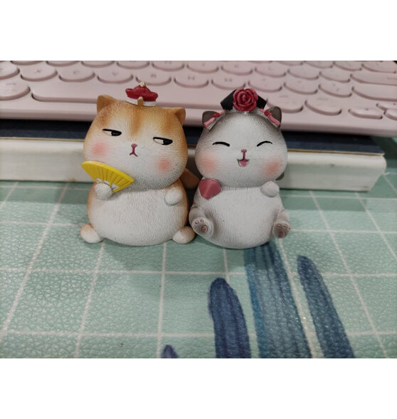 宫廷猫咪摆件可爱生日礼物儿童礼物女生小玩偶喵星人送好不好用?