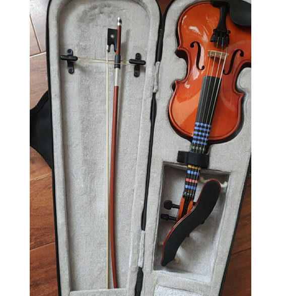 凤灵（FineLegend）精选乌木八角小提琴弓厂家定制天然马尾弓子全尺寸可选 1/4