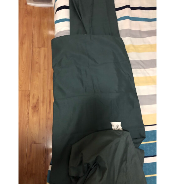 雅鹿·自由自在 三件套床上用品 单人床学生宿舍上下铺3件套装被套床单枕套0.9/1.2米床 深灰 被罩150*200cm