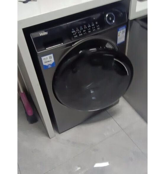 海尔（Haier）海尔洗衣机超薄大筒径全自动变频滚筒智能投放家用小户型一级能效巴氏杀菌 508mm超薄+智能投放+双重除菌+大筒径