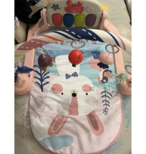 babycare婴儿健身架器脚踏钢琴0-1岁新生儿满月礼物宝宝玩具奥尼克狮子