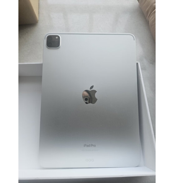 Apple/苹果 iPad Pro 11英寸平板电脑 2022年款(256G WLAN版/M2芯片/学习办公娱乐/MNXG3CH/A)银色