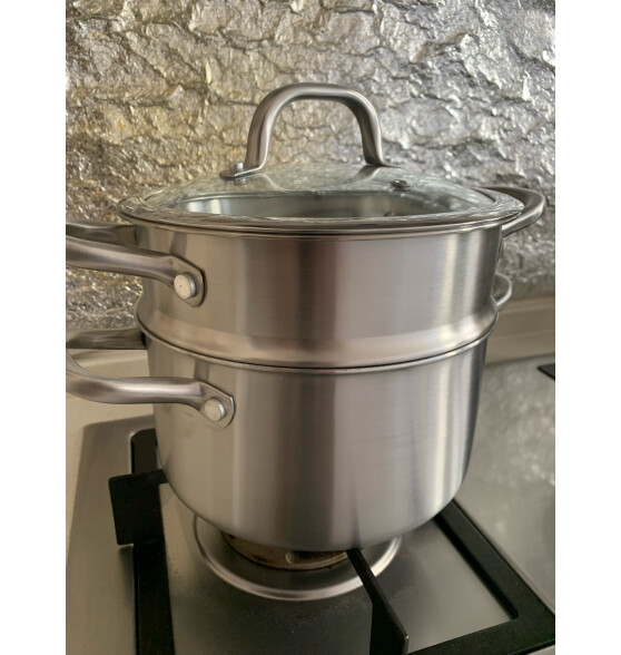 DUMIK汤锅家用双层316不锈钢蒸煮两用炖汤煲汤锅奶锅
好用吗？细节对比区别评测？
