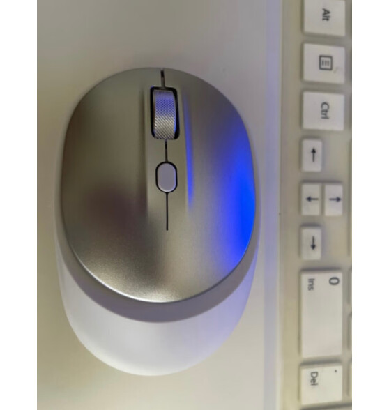 惠普（HP）M231无线蓝牙双模鼠标 蓝牙5.0/4.0 便携办公鼠标 多模切换智能休眠手感舒适 太空银