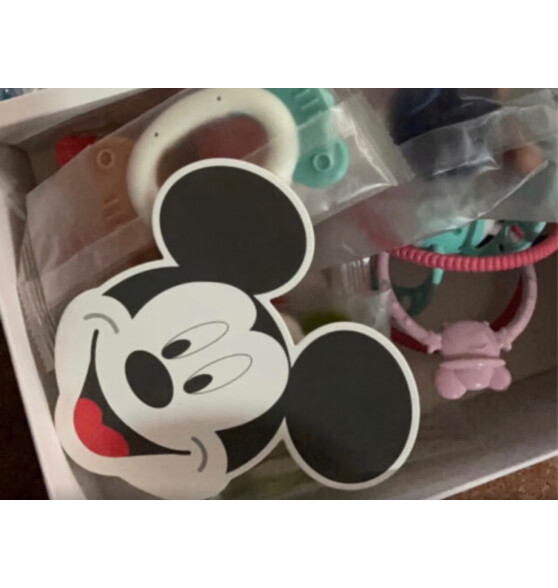 迪士尼（Disney）新生儿礼盒手摇铃婴儿玩具0-1岁初生满月送人礼物套装