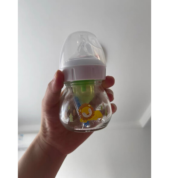 布朗博士奶瓶初生儿玻璃奶瓶0-1月防胀气奶瓶新生儿奶瓶60ml小奶瓶