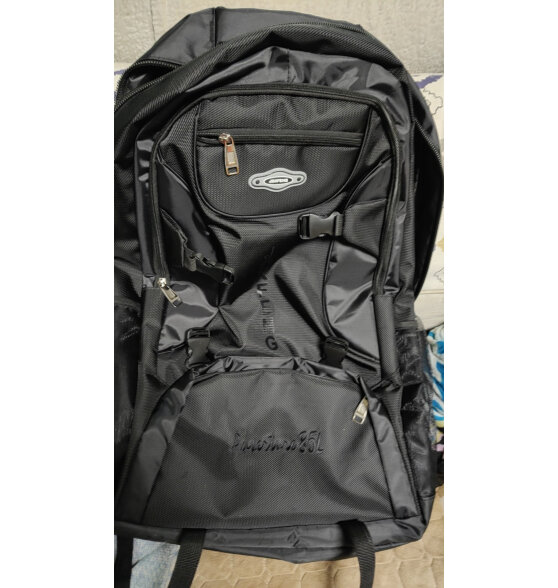 格比森（GEBISEN）双肩包男新款背包85升大容量旅行包旅游行李包耐磨防泼水登山包 黑色
