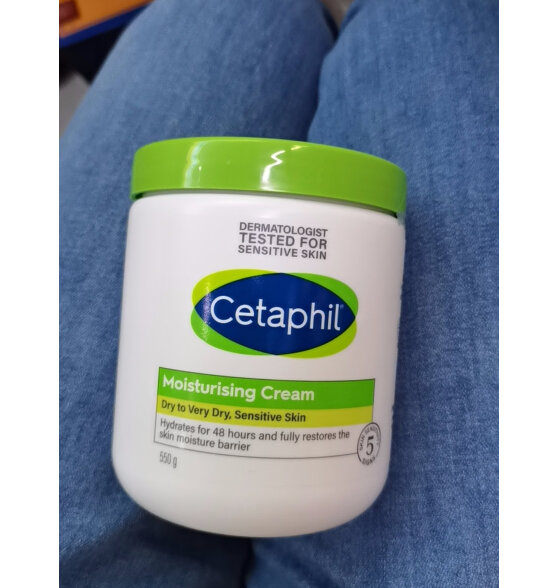 丝塔芙（Cetaphil）大白罐保湿霜550g 儿童润肤乳 清爽滋润 长效保湿 敏感肌适用