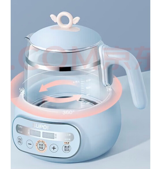 苏泊尔（SUPOR）恒温水壶婴儿调奶器智能恒温宝宝冲泡奶全自动暖奶热奶家用养生壶 1.2L