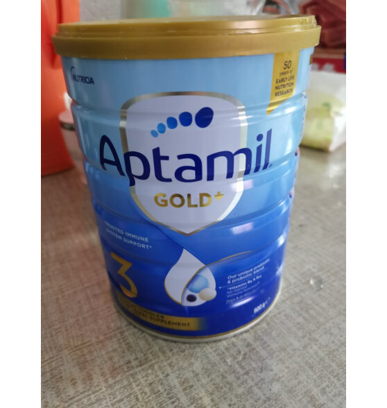 爱他美(Aptamil) 澳洲金装版 900g/罐 婴幼儿配方奶粉 新西兰原装进口 3段 900g 1罐 900g