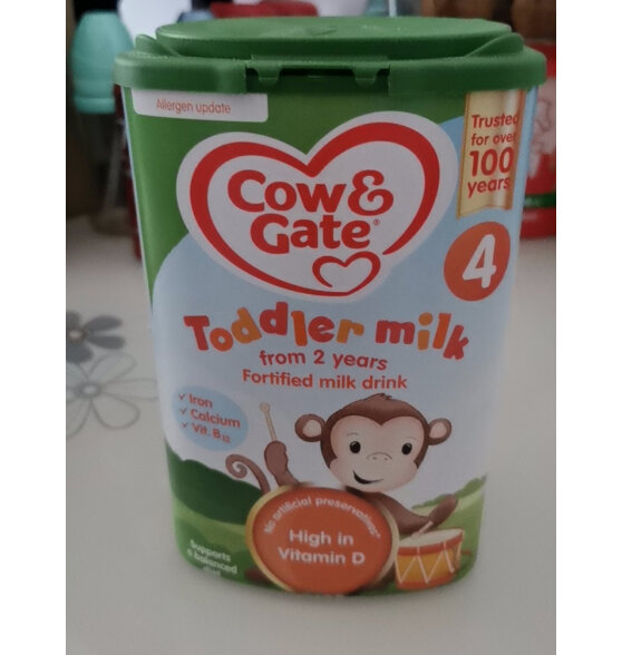 牛栏（Cow&Gate）英国版 婴儿配方儿奶粉 1段(0-12月) 800g 爱尔兰原装进口