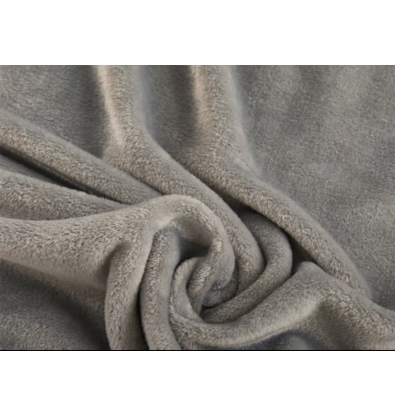 怡黛加厚毛毯 抑菌法兰绒毯子办公室午睡牛奶绒空调盖毯 深灰1.5米