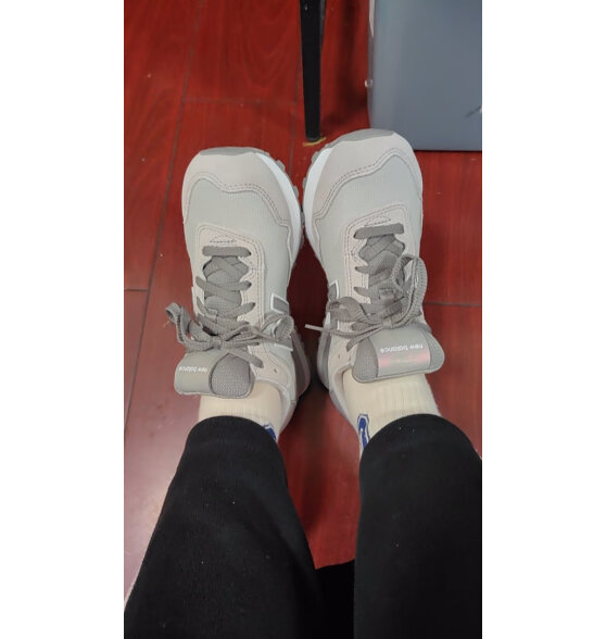 NEW BALANCE NB 官方休闲鞋女鞋简约经典潮流舒适复古拼接运动鞋515系列 贝桃粉 WL515CSC 38 （脚长24.5cm)