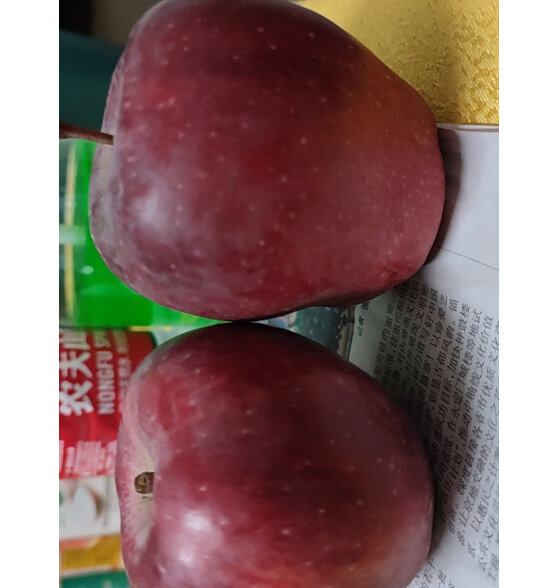 惠寻甘肃天水花牛苹果 4.5-5斤 75-80mm 粉面苹果 红蛇果 生鲜水果